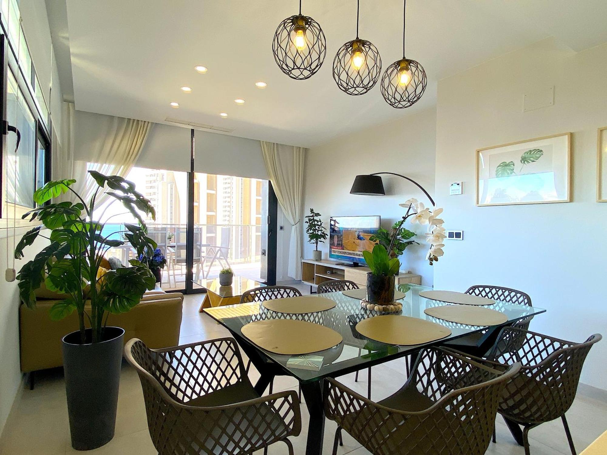 Lujoso Apartament Con Impresionantes Vistas Al Mar Benidorm Exterior photo
