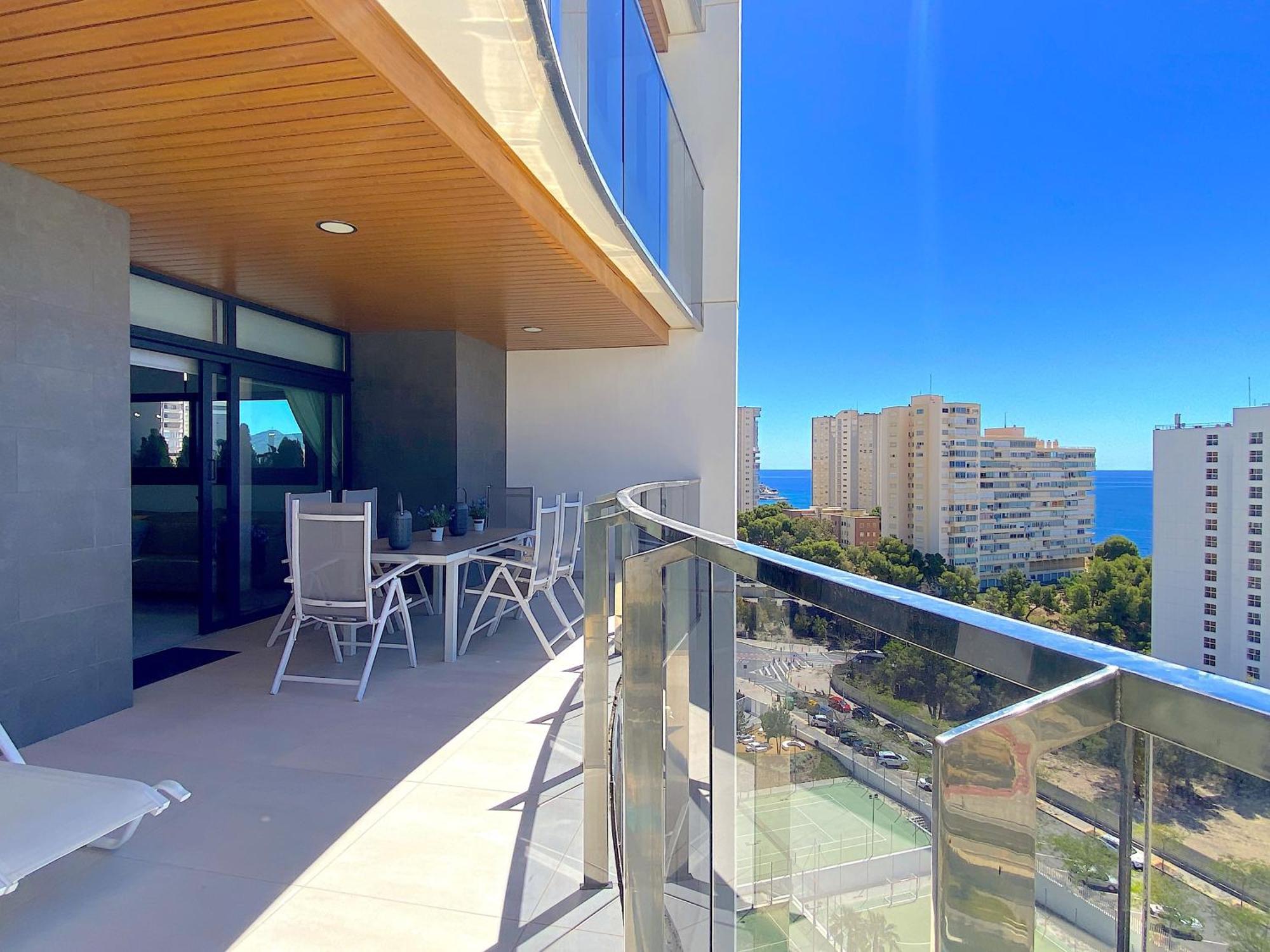 Lujoso Apartament Con Impresionantes Vistas Al Mar Benidorm Exterior photo